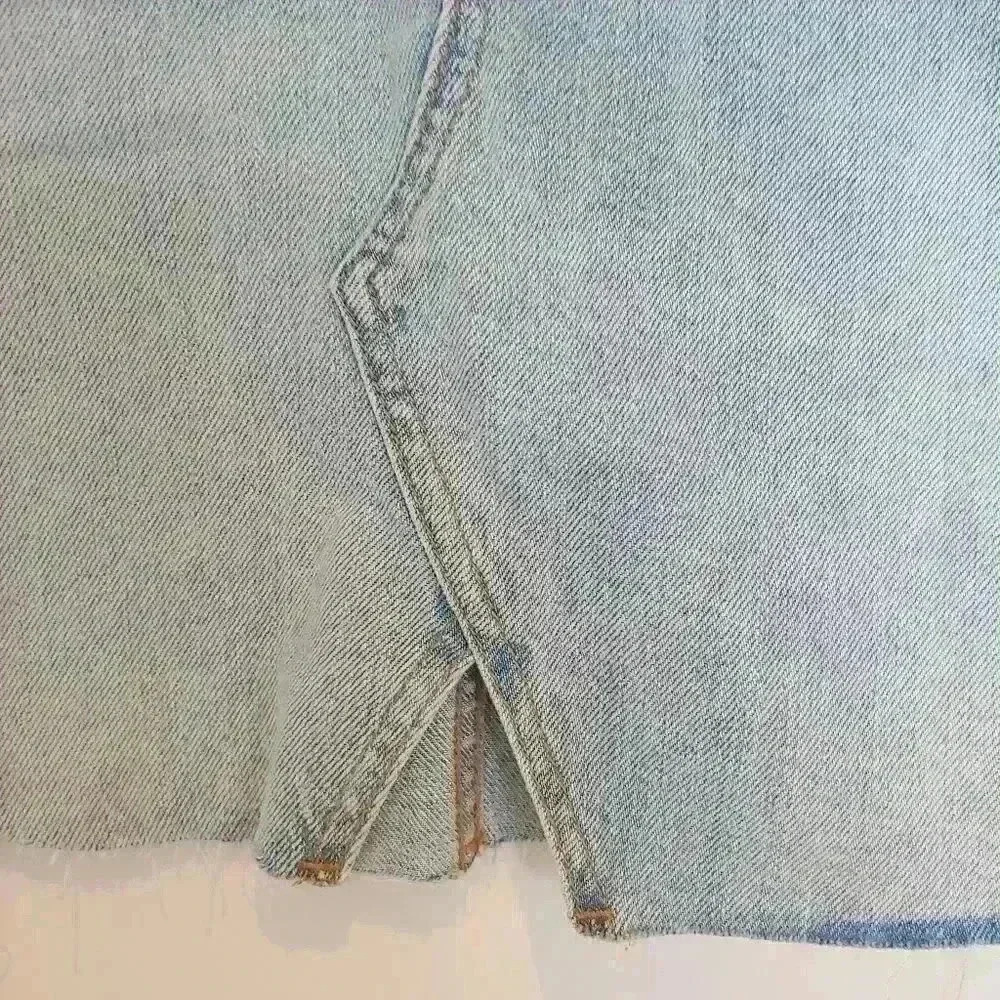 Madewell Rigid Denim A-line Cutout Mini Skirt 23 - Picture 7 of 11